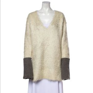 Celine Mohair Mink sweater designer piece jacket coat M